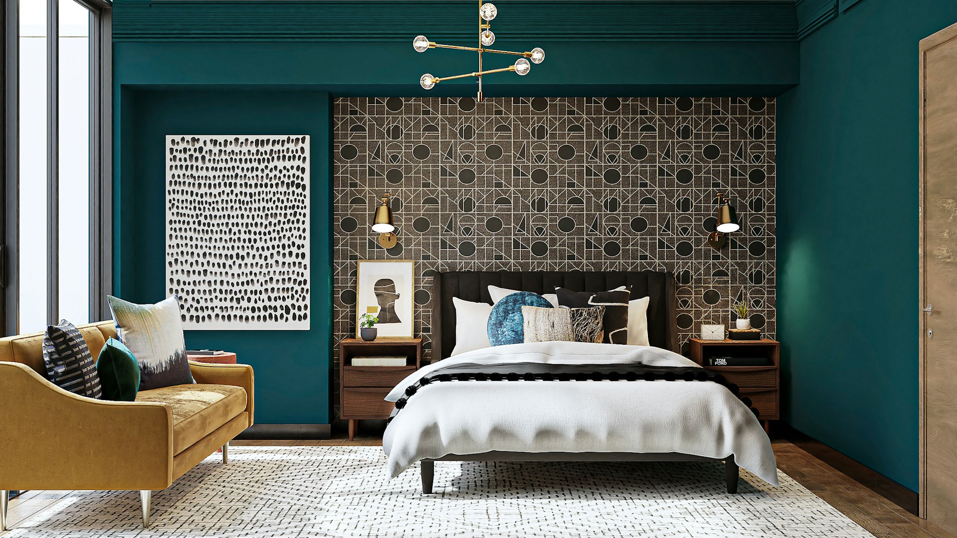 Zo geef je je kamer een nieuwe look met behang